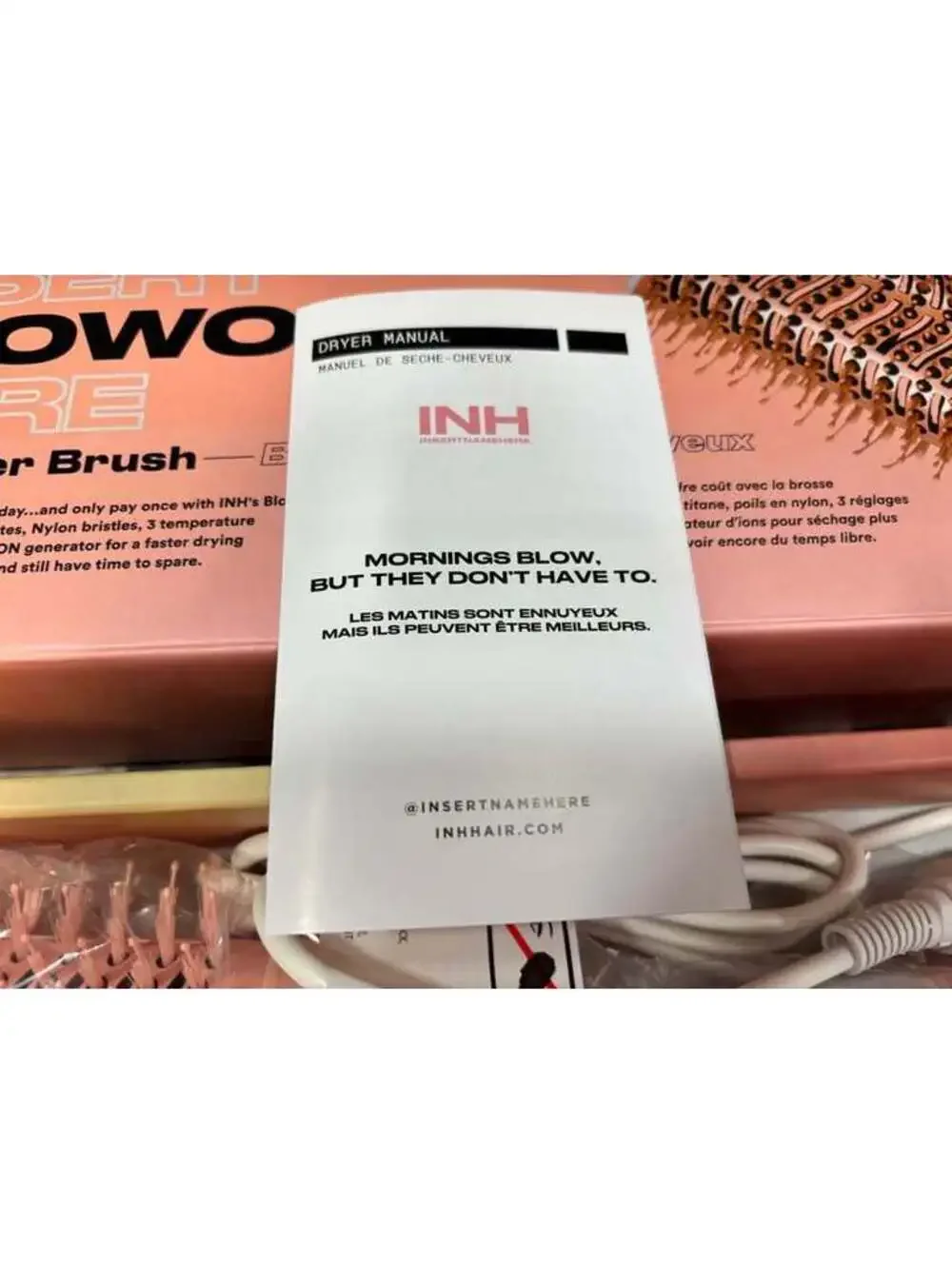 Blow Dryer Brush. NIB Insert Name Here brand